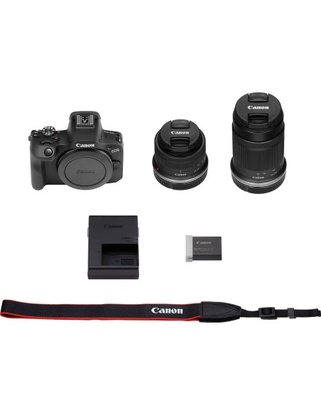 EOS R100 + RF-S 18-45mm f/4.5-6.3 IS STM + RF-S 55-210mm f/5-7.1 IS STM